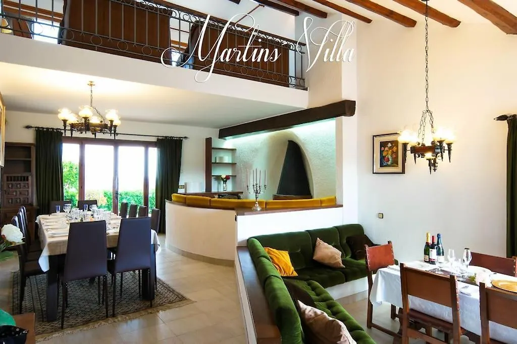 Villa Martin 'S Villa. House On The Beach With Pool Lloret de Mar İspanya