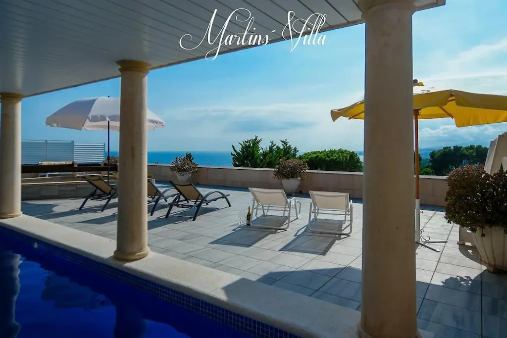 Martin 'S Villa. House On The Beach With Pool Lloret de Mar Willa