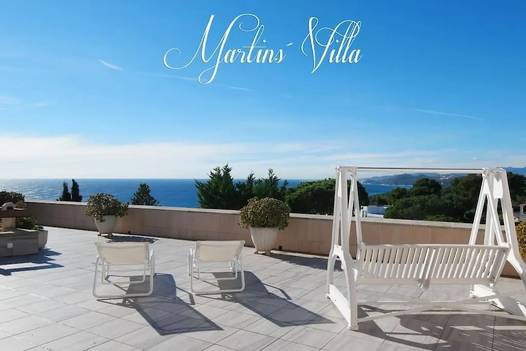 Willa Martin 'S Villa. House On The Beach With Pool Lloret de Mar Hiszpania